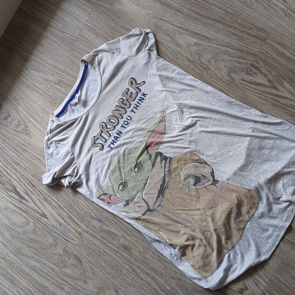 Women's S Grogu Baby Yoda Star Wars Sleep Shirt Women's Size Small Adult - Picture 5 of 5